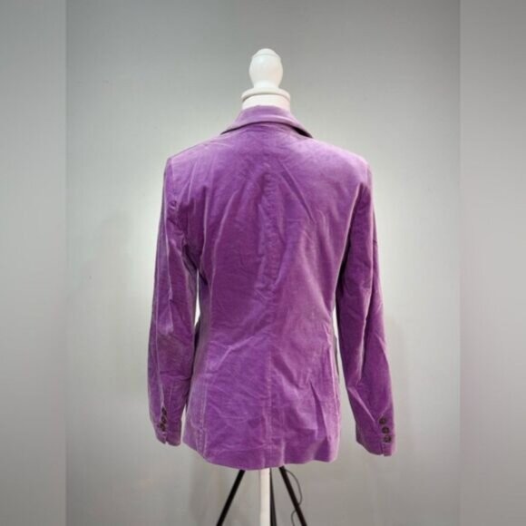 Lilac Jones New York Velour Blazer Size 6 EUC - Picture 2 of 5